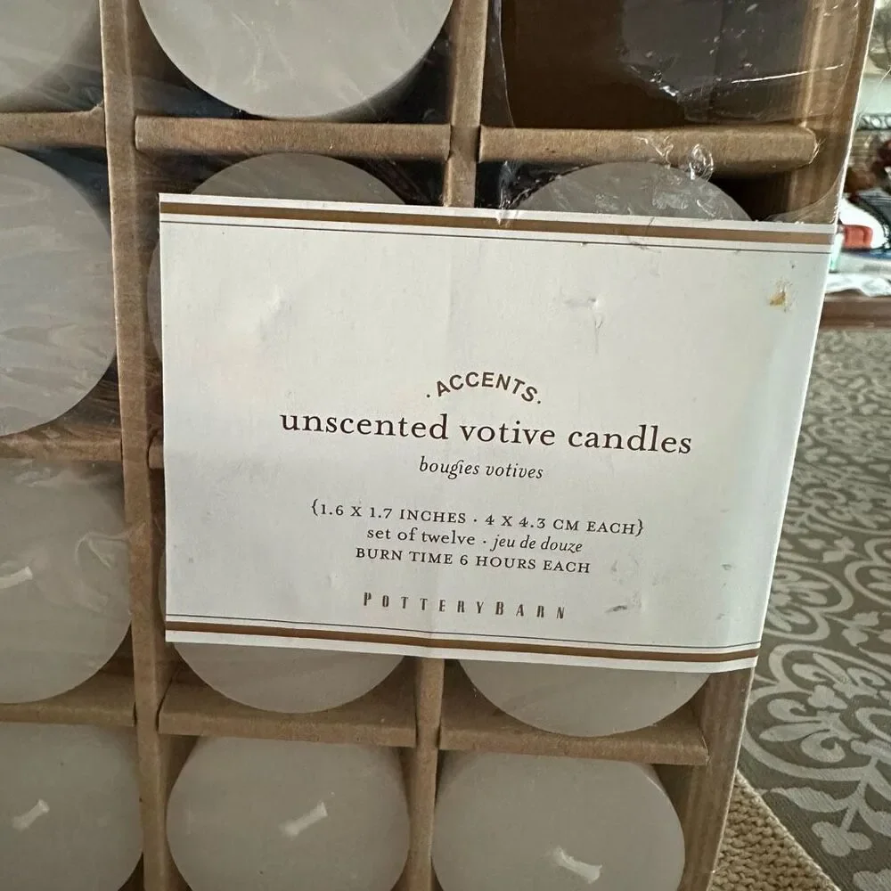 Pottery Barn Votive‎ Candles + Rae Dunn Scented Large Candle Lot